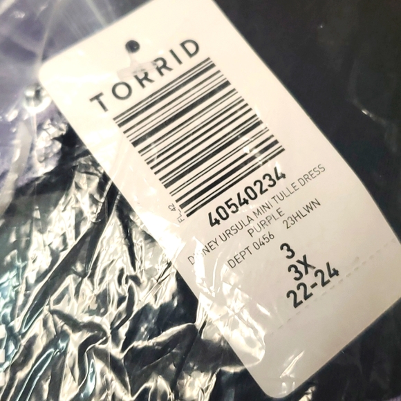 ❤️NWT VINTAGE TORRID URSULA COSPLAY DRESS DISNEY PRINCESS LITTLE MERMAID - Picture 9 of 12